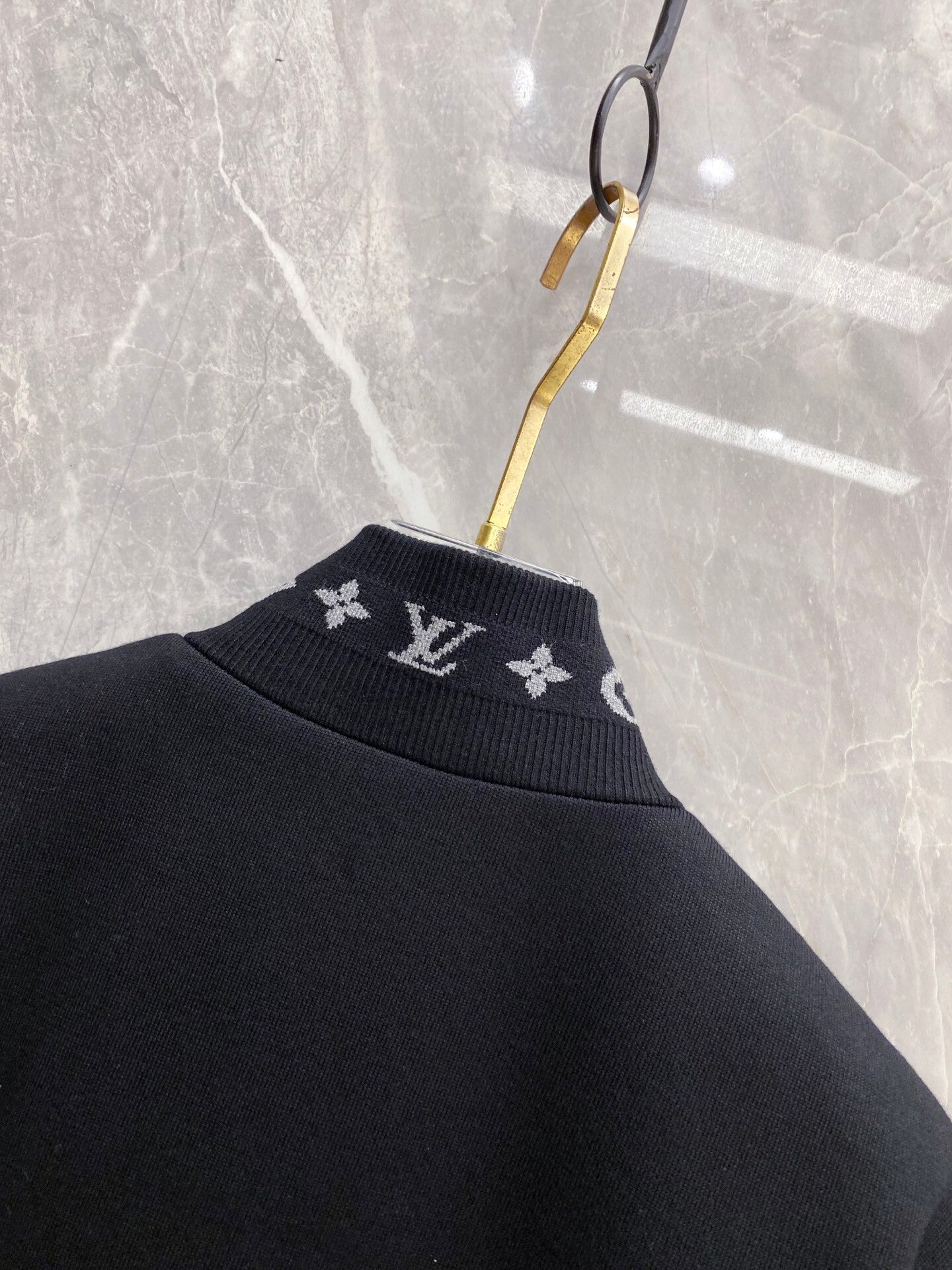 ZIP-UP BOMBER JACKET WITH KNIT TRIM