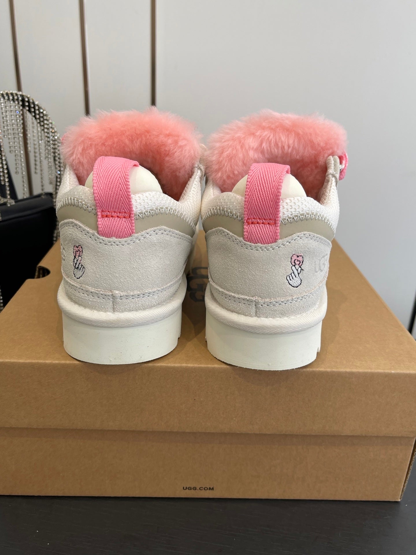 COZY PLATFORM SNEAKERS – PINK