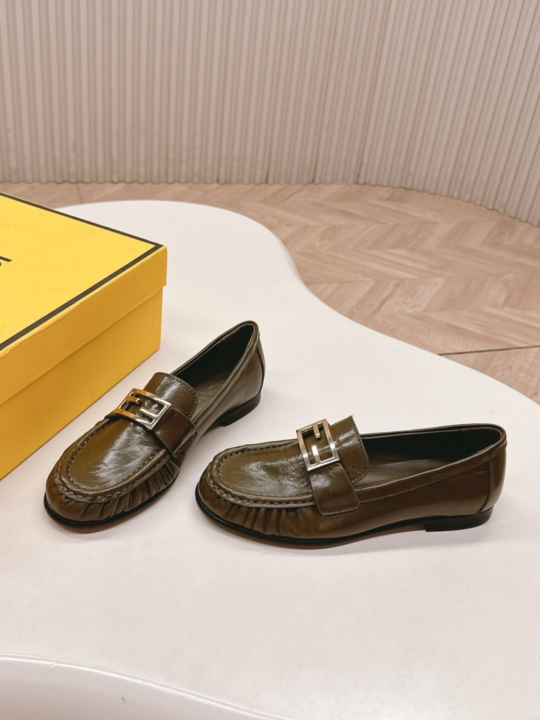 CLASSIC BUCKLE LOAFERS WITH ANIMAL PRINT OPTION