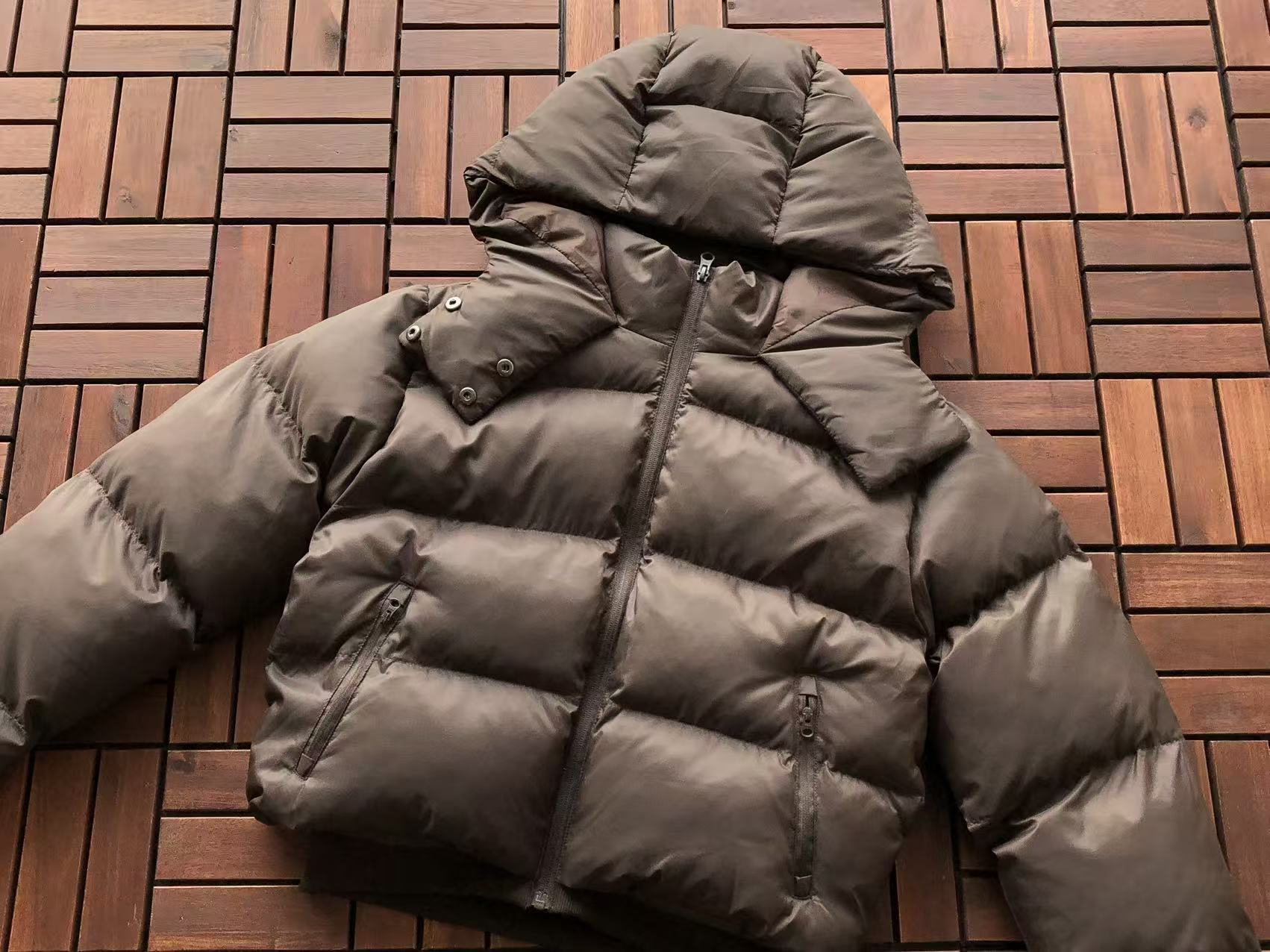 PUFFER HOODED JACKET