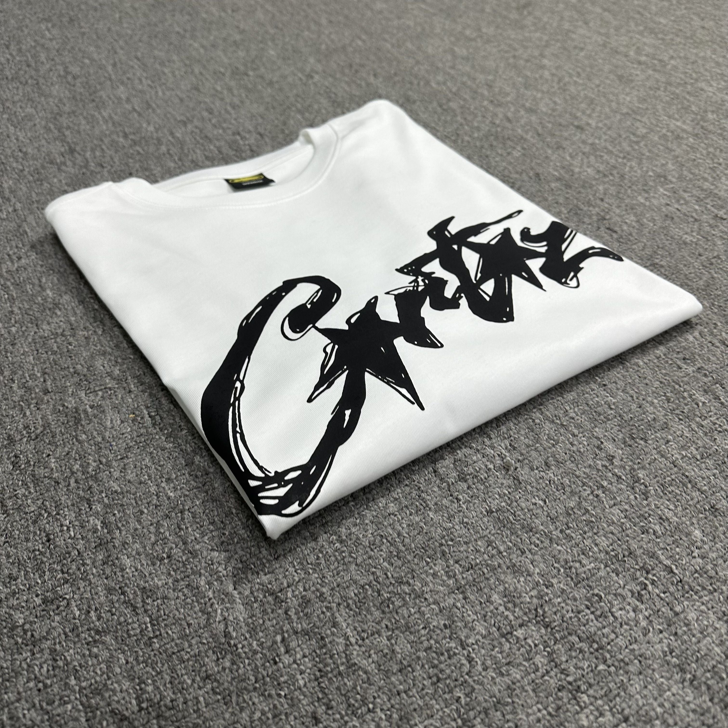 SCRIPT GRAPHIC COTTON T-SHIRT