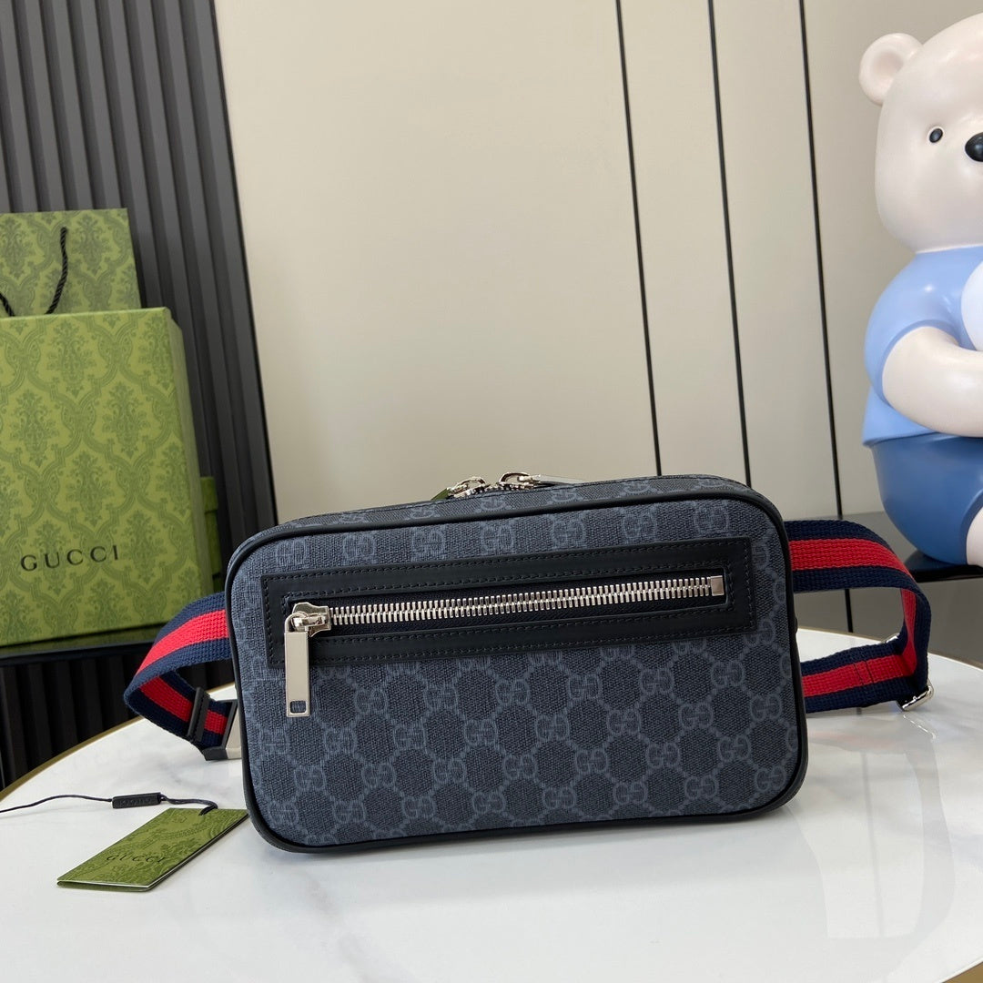 SLIM CANVAS CROSSBODY BAG