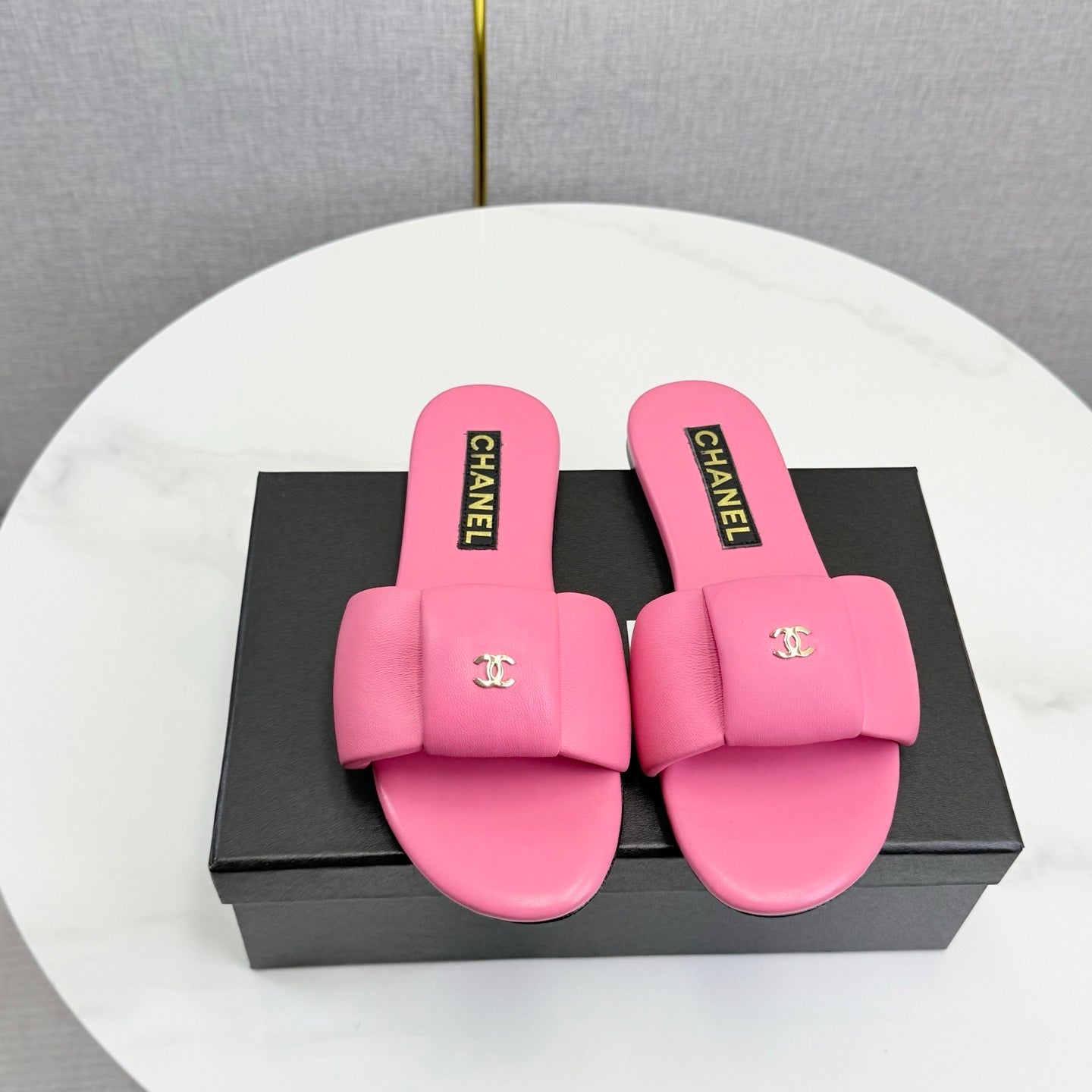 PINK CASUAL SLIDE SANDALS