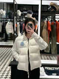 QUILTED PANEL ZIP-UP JACKET
