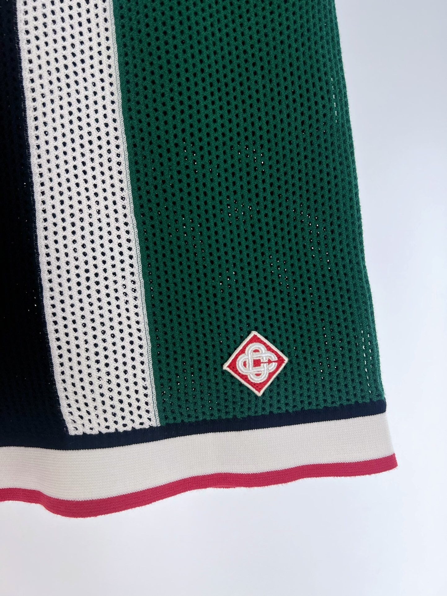 STRIPED KNIT SHORT SET