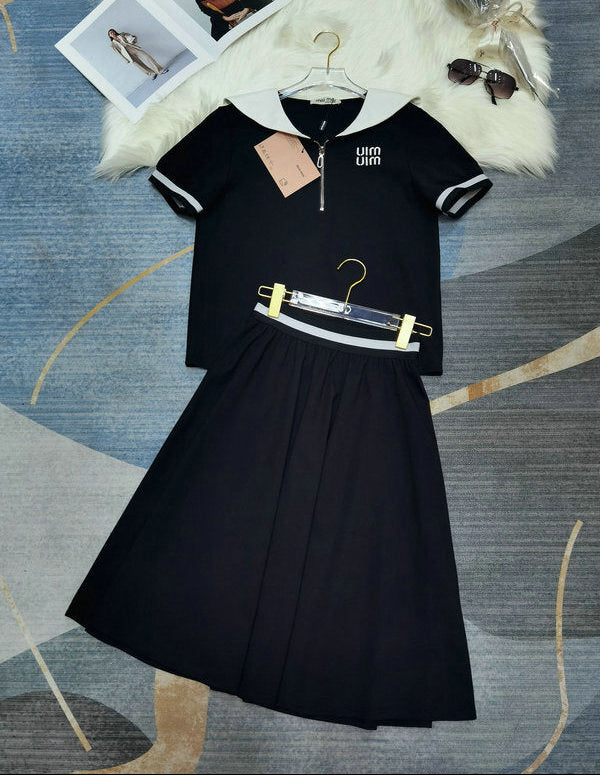 SPORTY MIDI SKIRT SET