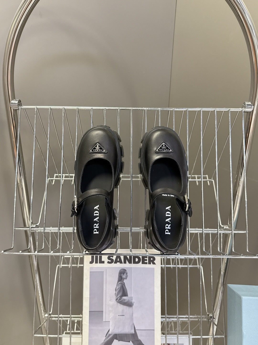 PLATEAU-MARY-Jane-SCHUHE MIT SCHNALLENRIEMEN