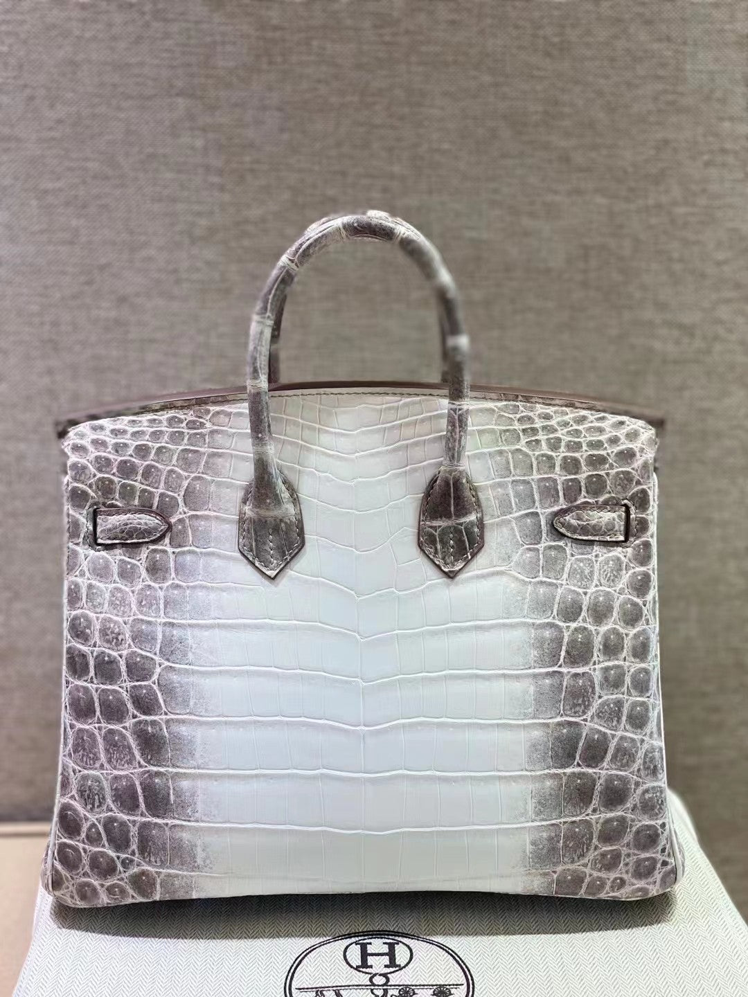 WHITE MATTE CROCODILE EMBOSSED LUXURY STRUCTURED TOTE HANDBAG WITH SILVER HARDWARE