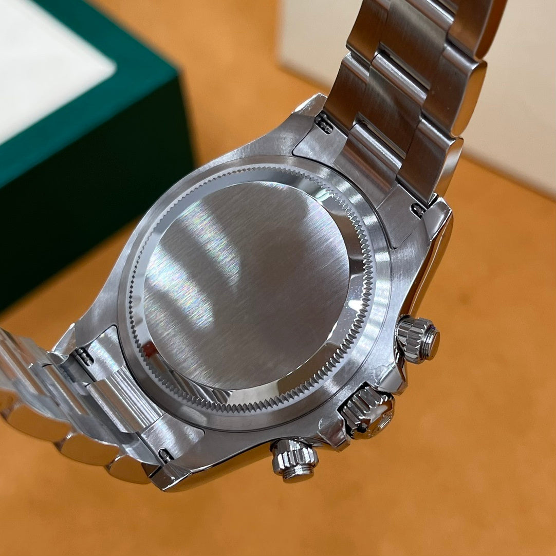 LUXURY CHRONOGRAPH STEEL WATCH