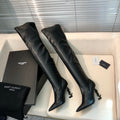 OVERKNEE POINTED HEEL BOOTS