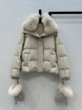 FUR TRIM PUFFER JACKET