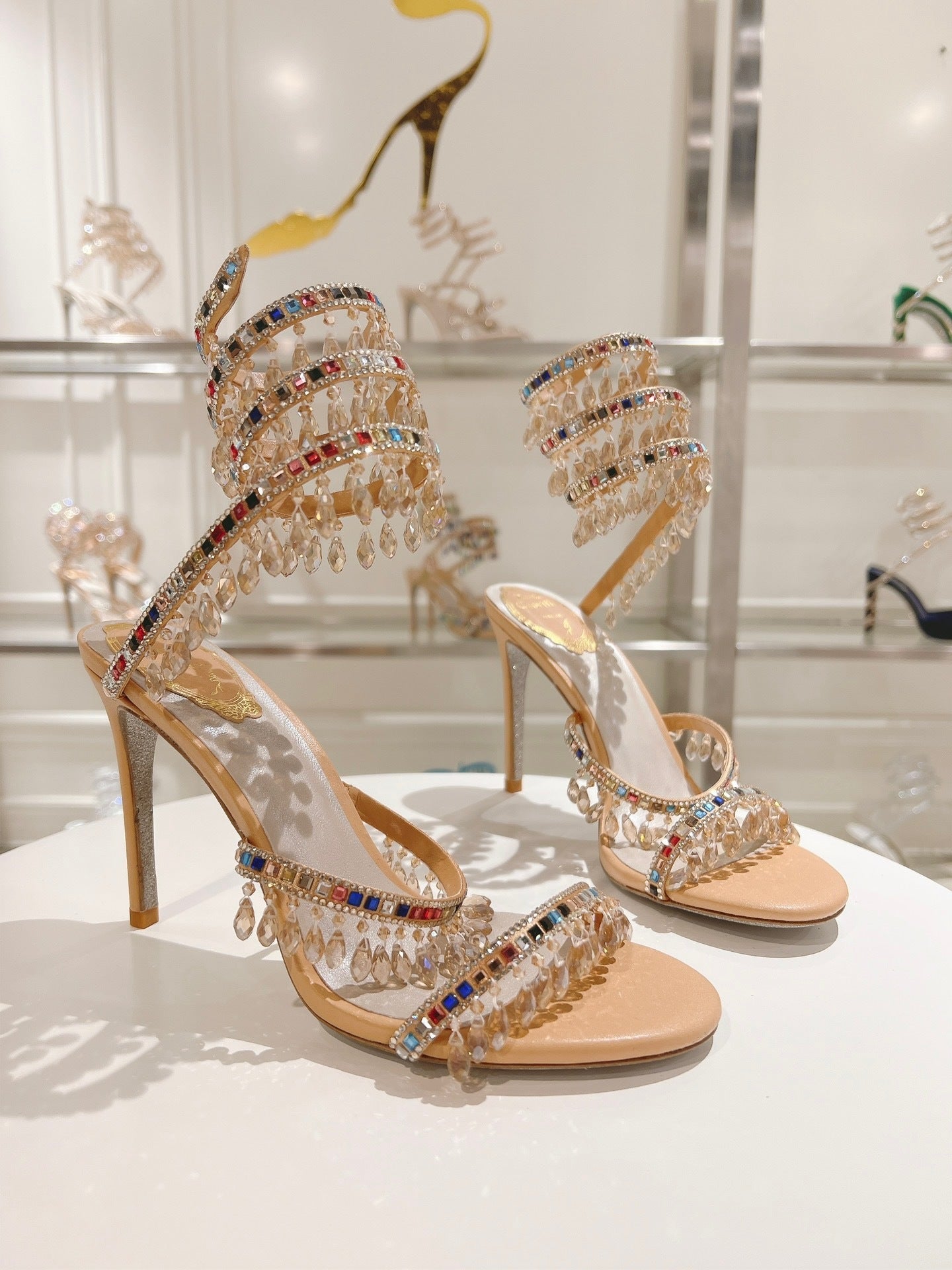 GOLDEN CASCADE HEELS