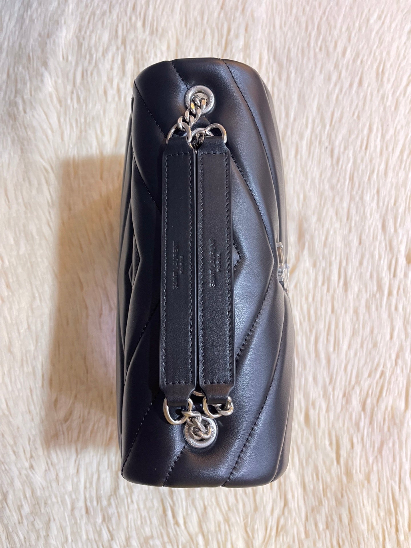 QUILTED FLAP SHOULDER BAG