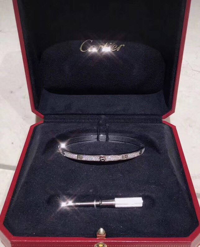 CRYSTAL-ACCENT SLIM HINGED BANGLE BRACELETS SET