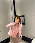 SHERPA QUILTED ZIP VEST