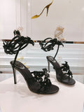 MIDNIGHT FLORAL HEELS