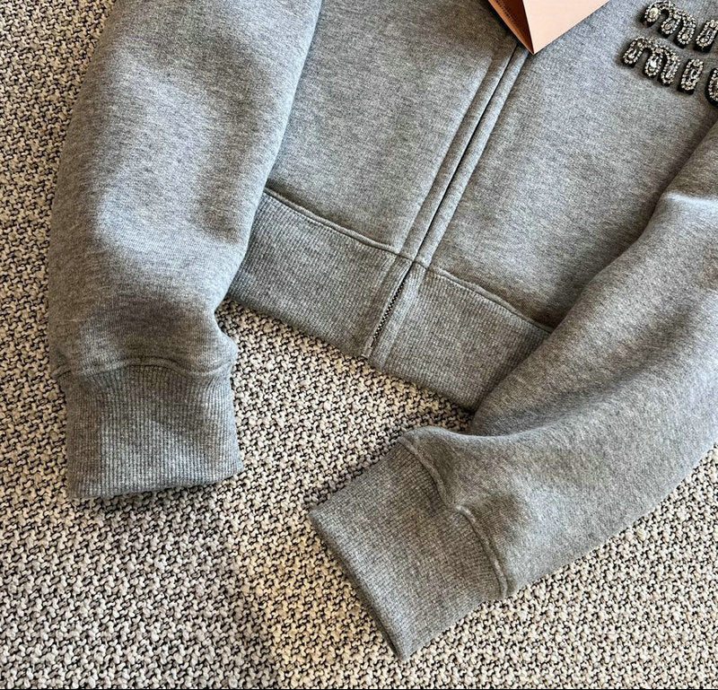 ZIP-UP CROPPED SWEATSHIRT