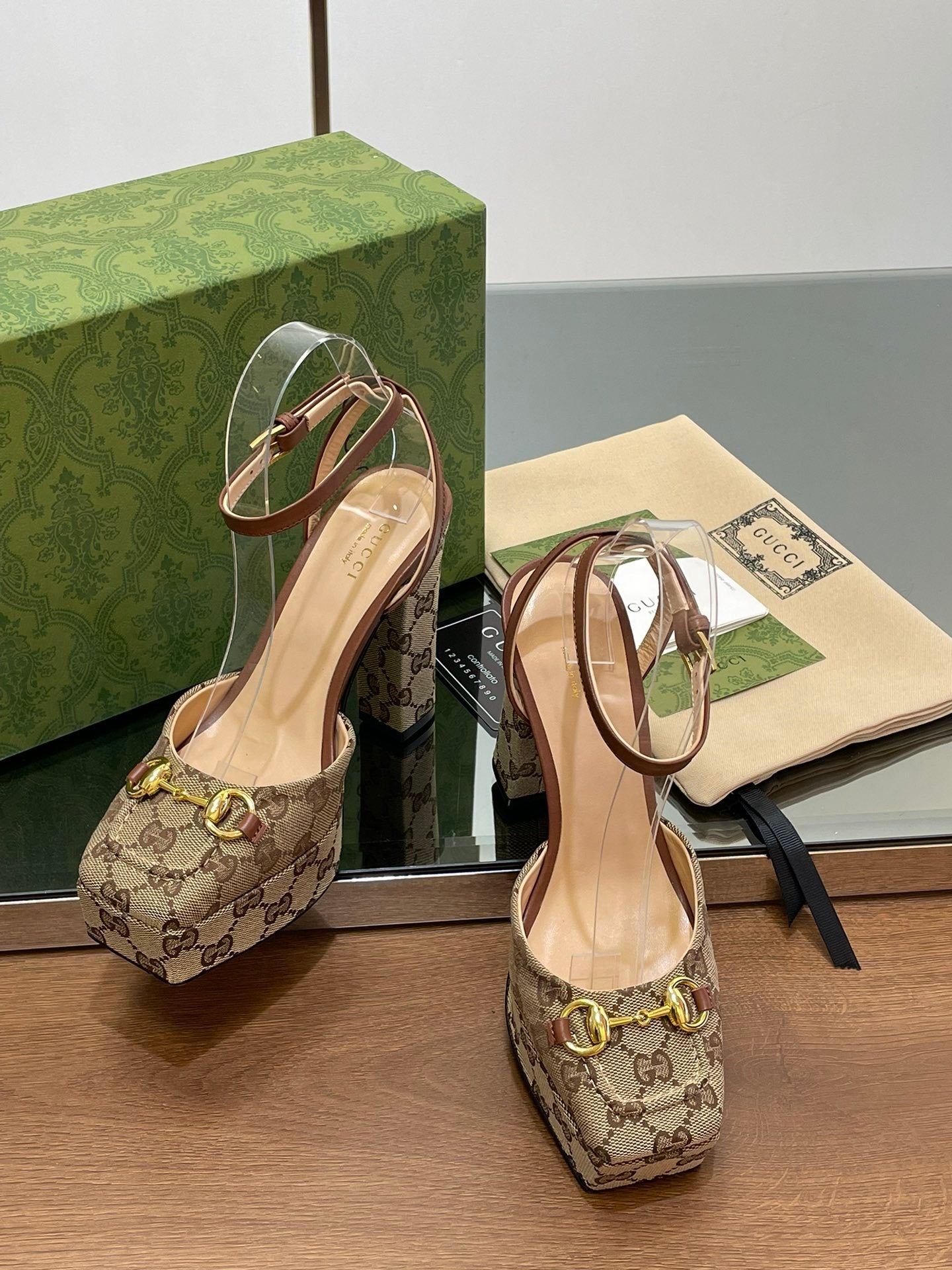 BEIGE PLATFORM STRAPPY HEEL SANDALS