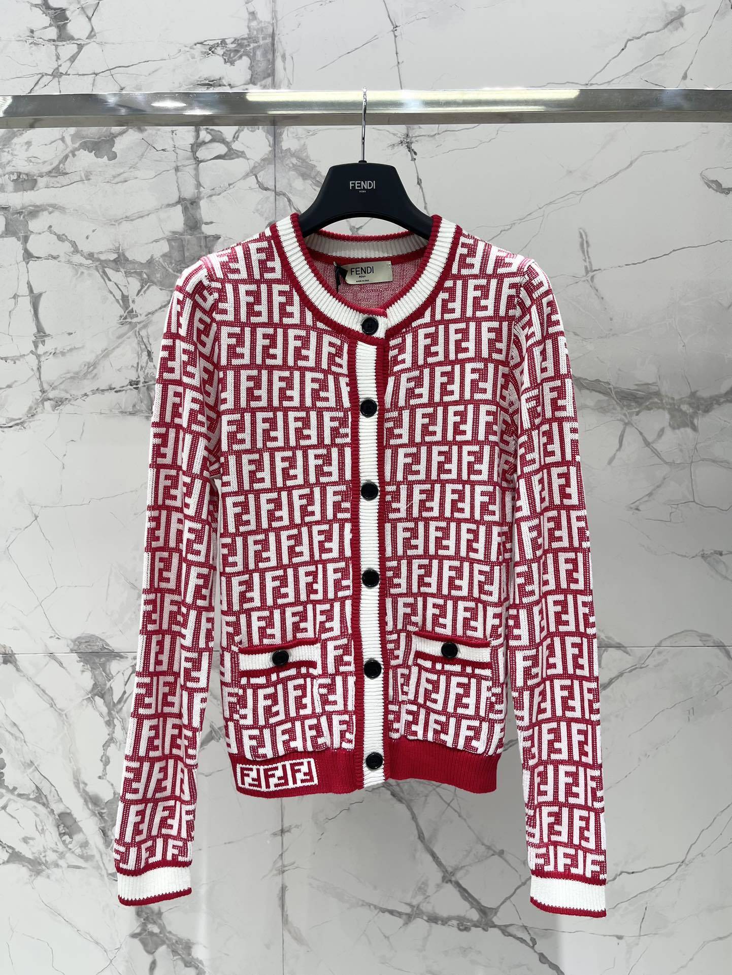 PATTERN KNIT CARDIGAN
