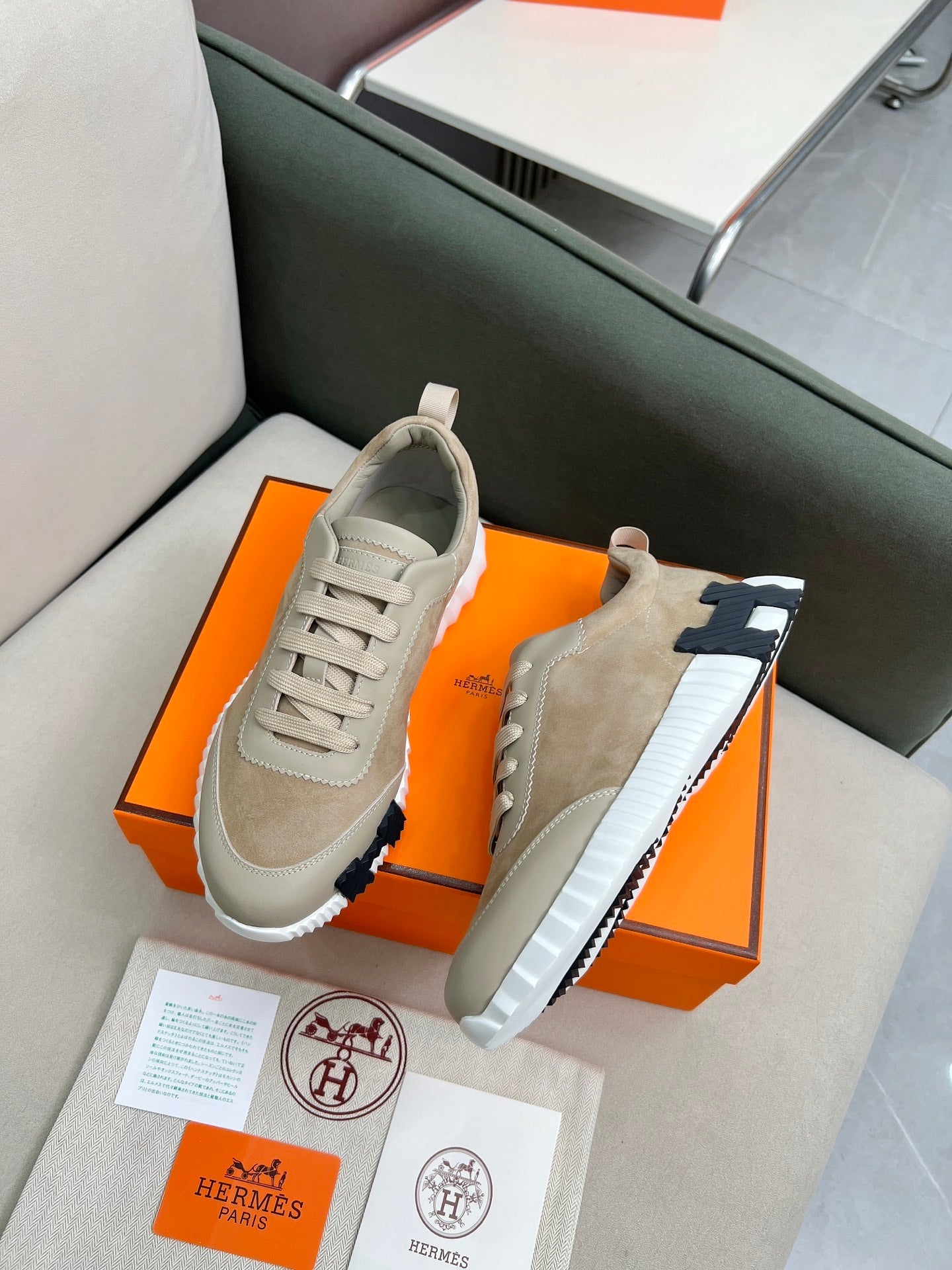 PREMIUM SUEDE PANEL LUXURY SNEAKERS
