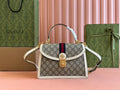 CLASSIC MONOGRAM WEB STRIPE TOP HANDLE CROSSBODY BAG