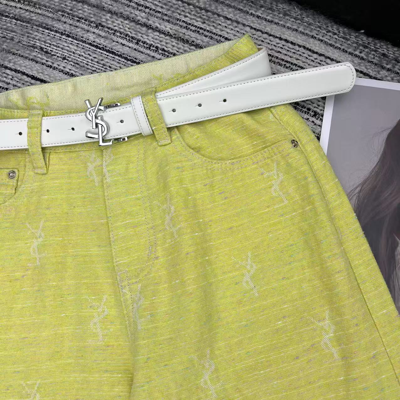 HIGH-WAIST WIDE LEG SUMMER TROUSERS