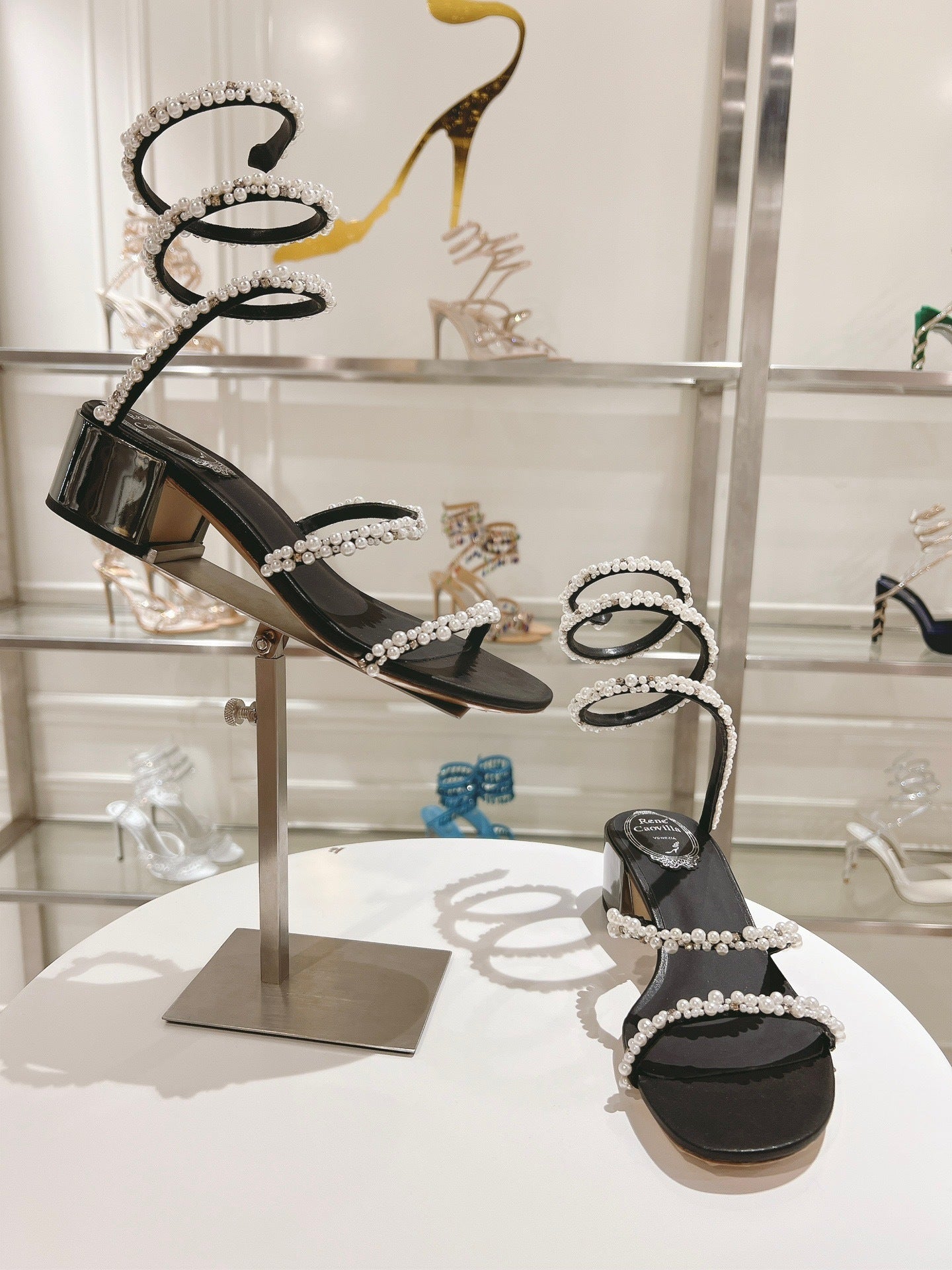 MIDNIGHT PEARL SANDALS