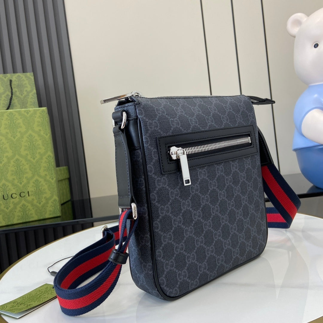 COMPACT CANVAS CROSSBODY BAG